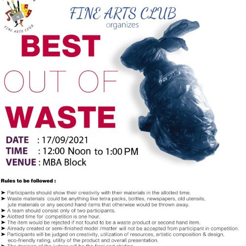 Best out of waste Invitation