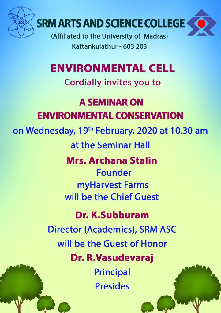 Seminar on Environmental Conservation