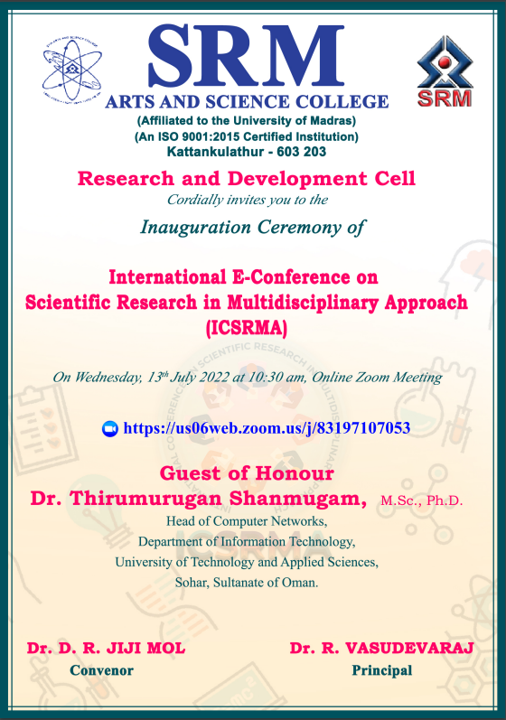 International e-Conference on Scientific Research in Multidisciplinary Approach (ICSRMA)