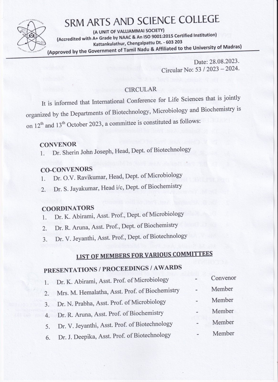 circular-no-53-2023-2024-srm-arts-and-science-college